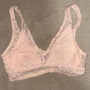 Aerie Lace Bralette in Blush